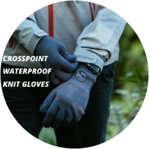 CROSSPOINT WATERPROOF KNIT GLOVES